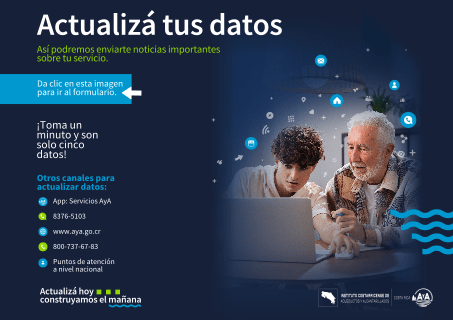 AyA actualizacion datos